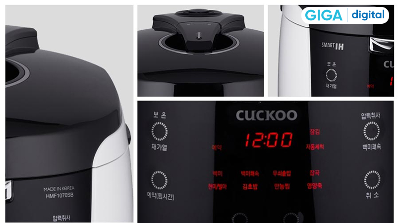 Nồi cơm điện cao tần Cuckoo CRP-HMF1070SB 1.8L 