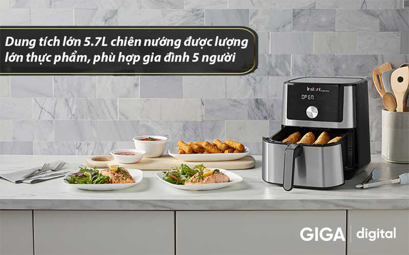 Nồi chiên không dầu Instant Vortex Plus 6 in 1 với nhiều chức năng thông minh